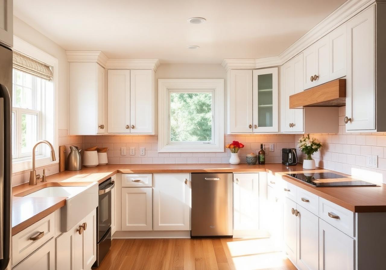 Cabinet repaint & hardware